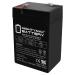6V 4.5AH SLA Replacement Battery for Black & Decker VEC158BD