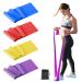 Relota 4-Set Resistance tapes fitness bands in 4 strength resistance bands fitness band for men women gymnastics band for yoga pilates strength training physiotherapy