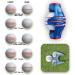 BIRDIE79 Premium Quality Golf Ball Marker Alignment Tool Kit with 3 Marker Pens - 360-Degree Triple-Line Design in Luxurious Gift Box - Buy Online on SooperMarket.com