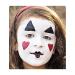3Pcs Clown Makeup Sticks - Black, White & Red for Halloween & Sports | Sweatproof & Long Lasting - Buy Online on SooperMarket.com