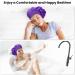 Silk Hair Wrap for Sleeping - Satin Bonnet Sleep Cap for Curly Hair | Soft Satin Head Cover for Women Girls | Purple Silk Bonnet for Makeup and Hair Protection - Buy Online on SooperMarket.com