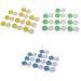 Harilla 30 Plastic Lens Box Travel Soaking Cleaning Case Organizer Holder