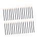 Mikinona 100pcs Tool Wands Cosmetic Point Lip Makeup Fine Applicator Brush Eyeliner Gloss Disposable