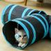 Fhodigogo Cat Tunnel Toy Rabbit Tunnel Rabbit Toys Kitten Tunnel 3 Way Cat Pop-up Tunnel Foldable Tunnel Toy for Kitten Rabbits Hamster Small Dogs - Buy Online on SooperMarket.com