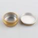 Zeoabsy 24 Pieces 10ml Gold Aluminum Empty Doses - Screw Lid Round Tins for Cosmetics Candles & Ointments - Includes 6 Spatulas - Buy Online on SooperMarket.com