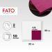 FATO Disposable Paper Napkins - 40 Pack 38x38cm 4-Folded 2-Layer Burgundy 100% Pure Cellulose - Ideal for Lunch & Buffets | Eco-Friendly FSC Certified - Buy Online on SooperMarket.com