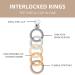 Kalovin Silicone Teether Rings - Clip-on Sensory Teething Links | BPA-Free Food Grade Teething Ring for Babies - Color 1 - Buy Online on SooperMarket.com