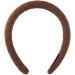 axy Headband with Fabric Padded Beautifully Elegant Headband Women's Headband Hair Accessories HRK12 (Brown) - Buy Online on SooperMarket.com