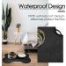 Waterproof Silicone Dog Food Mat | Non-Slip Pet Feeding Mat | Non-Spill Puppy Dish Tray | Bone-Shaped Black Mat - Small/Medium/Large - Buy Online on SooperMarket.com