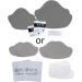 Self-adhesive Quick Repair Heel Toe Hole Convenient Shoe Hole Repair Patches Shoe Repair Patches Foot Care Tool Shoe Repair Patches For Sneakers Self-adhesive Shoe Heel Repair White - Buy Online on SooperMarket.com