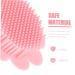 Healeved Silicone Shampoo Brush Set - Pink Scalp Scrubber & Massage Tool for Infants and Babies - 2 Pack - Buy Online on SooperMarket.com