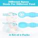 Vicloon Baby Fork and Spoon Set - 2Pcs Silicone Self Feeding Utensil for Infant/Toddler - Easy Grip Toddler Cutlery Kit in Blue - Buy Online on SooperMarket.com