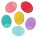 Zroven 4 pieces Face brush silicone cleaning pad Pore cleaning pad acne removal facial brush baby shower tool brushes random colors