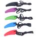 Multicolored Tough Tooth-Shaped Silicone Necklace for Oral Motor Skills & Fear Relief - 5 Heat-Resistant Sensory Chewing Chains for PDD - Buy Online on SooperMarket.com