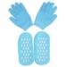 Gloves Moisture Socks Gel Socks Spa Socks Hand Sky Blue