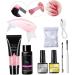 LOUMMRCY PolyGel Nail Kit All-in-One Starter Set for Nail Extensions & Art | 8 Pieces French Nail DIY Kit for Beginners & Home Manicure - Buy Online on SooperMarket.com