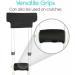 Walking aid arm pad 1 Pair Walking Arm Crutch Handle Pads Walker Grips Soft Padded Hand Covers Non slip Comfortable Cushion Padding Wicking Comfort Washable Black - Buy Online on SooperMarket.com