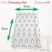 Callowesse Baby Changing Mat 79x47cm - Waterproof, Portable & Foldable - Grey Penguin Design - Buy Online on SooperMarket.com