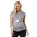 HAPPY MAMA. Women's Maternity Baby in Pocket Print T-Shirt Top Tee Shirt. 501p 18-20 Steel Grey