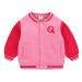 famuka Baby Boys Girls Clothes Spring Jacket Kids Baseball Suit Coat 6-12 Months Pink