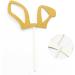 1 Pack Cute Easter Theme Cupcake Topper Decorative Cake Toppers Easter Festival Party Supplies Gold RabbitsLM - Buy Online on SooperMarket.com