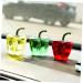 Alipis Office Decor Decorations for Home Crystal Figurines Living Room Chili Vegetable Household Fake Fruit Green 6.3x4.5cm - Buy Online on SooperMarket.com