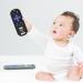 2 Pack TV Remote Control Shape Teething Toys for Babies 3-12 Months - Silicone Infant Chew Toys in Black/Grey - Buy Online on SooperMarket.com