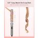 1 1/4 Inch Tourmaline Ceramic Curling Iron with LCD Display - Dual Voltage Includes Glove Comb Clips & Pad for Long Hair | International Shipping - Buy Online on SooperMarket.com