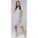 Happy Mama Labor Delivery Hospital Gown Maternity Breastfeeding 434p Grey Melange Stars - Buy Online on SooperMarket.com