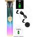 Dous T9 Hair Trimmer Professional T9 Mens T-Hair Clippers Electric Zero Gapped Cordless Hair Trimmer for Haircut & Grooming Rechargeable Green Purple - Buy Online on SooperMarket.com