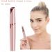 Buy Rose Gold Eyebrow Trimmer for Women - Painless Electric Facial Hair Remover & Razor | Eyebrow Cutter for Mustache & Chin with Comb - Buy Online on SooperMarket.com