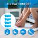 Mroobest Toe separator Toe spacers Gel Toe Separators Bunion Correctors Toe Spacers Toe Straightener Toe Stretcher Big Toe Correctors Toe Separator 4 Count (Blue) blue-1 One Size - Buy Online on SooperMarket.com