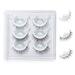 Self Adhesive Eyelashes No Glue or Eyeliner Needed 3 Styles Reusable Natural Look Lashes Lightweight and Portable Self-Adhesive Eyelashes (3 Pairs) 3 Pairs of Self Adhesive Eyelashes