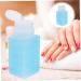FOYTOKI Nail Polish Remover Dispenser Makeup Remover Container Pump Bottle Dispenser Makeup Remover Dispenser Powder Pump Bottle Mini Water Dispenser Makeup Remover Pump Dispenser 6x5x13cm Blue - Buy Online on SooperMarket.com