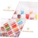 Healeved 36 Boxes Nail Art Accessories Resin Charms Slices Polymer Clay Spacer Beads 3D Slice Fruits Phone Shell Charms Resin Making Charms Nail Art Slices Manual Decorations Soft Pottery 14.2X8.8X2.5CMx3pcs Assorted Colorx3pcs - Buy Online on SooperMarket.com