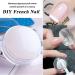 Hiraith 4.2 cm Silicone Nail Art Stamping Set with Lid and Scraper DIY French Nail Stamp Nail Stamp for Nails Stamping Varnish Kit 4.2CM Rosa - Buy Online on SooperMarket.com