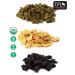 Organic Bean Ribbon Cut Artisan Pasta Combo Sampler Pack - Edamame, Black & Yellow Soy - Keto Low Carb Protein Gluten Free Pasta - 3 Pack - Buy Online on SooperMarket.com