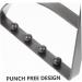 CHILDWEET Over Door Hanger 2pcs Storage Hook Behind The Door Ganchos para Colgar Over Door Valet Hook Punch Hook - Buy Online on SooperMarket.com