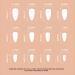 24pcs Short Nude Pink False Nails - Press On Removable Glue-On Fake Nails for Women and Girls - Nail Art Accessories - Buy Online on SooperMarket.com