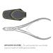 GERMANIKURE Professional Cuticle Trimmer - 1/2 Jaw Nipper - Made in Germany - FINOX Stainless Steel - Leather Case Included - Buy Online on SooperMarket.com