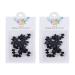 40x Bowknot Nail Nails Art 3D Nail DIY Nails Decorations Jewels Supplies For Acrylic Nails 40x 3d Nails Art Bowknot Nail Nails Decoration Jewels Supplies Black No. 2