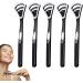Visiblurry Tongue Scraper - 5 Pieces for Optimal Oral Hygiene | Reduce Bad Breath | Safe for Adults & Children - Buy Online on SooperMarket.com