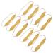 Healeved 50 pcs practice eyebrow skin headband silicone proof practice skin