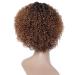 Short Ombre Kinky Curly Wig for Black Women - Glueless Human Hair Wig with Bangs - Buy Online on SooperMarket.com
