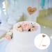 harayaa 50Pcs Rustic Kraft Paper Cupcake Topper Heart Cupcake Picks Sweet Love Theme Birthday Cake Decoration for Party Love - Buy Online on SooperMarket.com