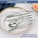 Travel Reusable Utensils Set - Stainless Steel Cutlery with Case, Chopsticks, Straw - Portable Flatware for Camping, 8 Piece Set - Silver - Buy Online on SooperMarket.com