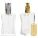 Kosmetex 100ml Square Glass Bottle Set | Tapered Design with Funnel & Perfume Atomizer - 2-Pack for International Shipping - Buy Online on SooperMarket.com