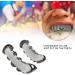 Shiny Teeth Hip Hop Prop Teeth Accessory Halloween Party & Hip Hop Fashion Brass Material Silicone Grooves Tweezers Fashionable & Luxury Appearance (Glossy black suit (real Glossy Black Suit (Real Gold Plating) - Buy Online on SooperMarket.com
