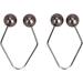 Facial Dimple Maker 2 Pair Dimple Trainer Balls for Face Cheeks Create a Beautiful Smile Develop Dimples (Black) - Buy Online on SooperMarket.com
