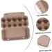 Mikikit 20pcs 10 Pulp Egg Tray Fold up Flats Folding Tray Paper Egg Tray Home Egg Tray Pearlescent Dispenser - Buy Online on SooperMarket.com